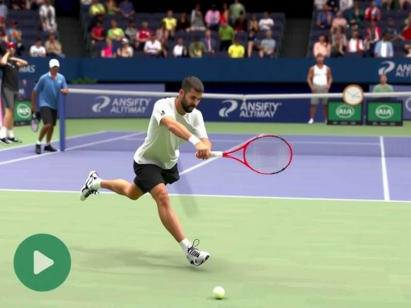 India Tennis Clash Ace Gameplay Screenshot